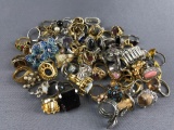 Large lot of costume rings