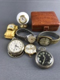 Watches clocks and watch box