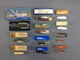 Group of 11 vintage pocket knives In original boxes