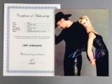 Faith Hill and Tim McGraw autographed photo with COA