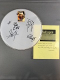 Aerosmith Full Sized Autographed Drumhead