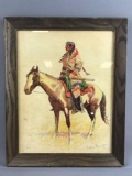 Native American Print by Frederick Remington 1901