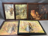 Group of Framed Lincoln Prints