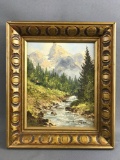 Framed Kurt Moser Oil Painting
