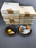 Norman Rockwell Collector Plates many featuring children