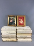 Group of 13 Donald Zolans framed miniature Lithographs