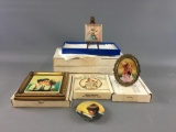 Group of 7 Donald Zolan framed miniatures and more