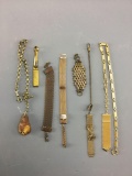 Group of pocket watch fobs