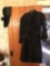 Vintage black dress bonnet and coat