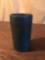 Vintage mid century blue drip vase