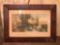 Wallace nutting style print in original frame