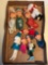 Group of vintage Christmas elf ornaments