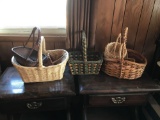 Group of seven baskets