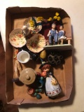 Group of porcelain figurines and more