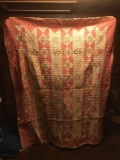 Antique hand quilted quilt