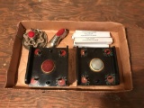 Group if vintage sewing/needle stands