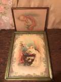 2 early baby prints / chromolithograph