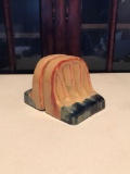 Pair of stoneware bookends