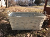 Antique bent wood basket