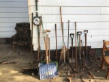 Group of yard tools
