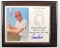 Signed Johnny Lee Bench Hall of Fame Induction Day Plaque