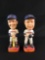 Group of to Boston Red Sox MLB player porcelain bobble heads