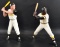 Group of 2 Pittsburgh Pirates Hartland Statues