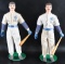 Group of 2 Dan Mattings Signed Action Figures