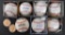 Group of 6 Chicago Cubs and White Sox's Signed Baseballs with COA's