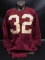 1960 Maroon Durene Game Worn Football Jersey with COA