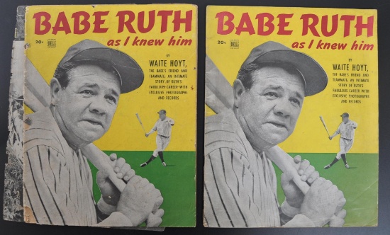 Group of 2 "Babe Ruth as I Knew Him" by Waite Hoyt