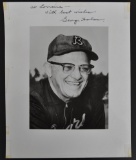 George Halas Signature with Photograph