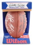 Signed Walter Payton Wilsons Football