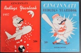 Group of 2 1956-57 Cincinnati Redlegs Yearbooks