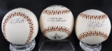 Group of 2 Signed and One Unsigned 1993 Official Ball of the All-Star Game