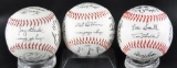 Group of 3 Team Signed/Autopen Baseballs