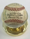 1961 Chicago cubs team signed spalding baseball