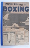 25 Page 1898-1940's Boxing Scrapbook
