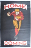 Antique Canvas Homecoming Football Banner