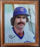 Signed Chicago Cub Bill Buckner Framed Photo