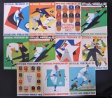 Group of 11 1960's Chicago Cubs Souvenir Programs