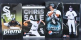 Group of 4 Chicago White Sox Big Head Figurines