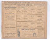 1927 Official Daily Base Ball Score Card