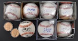 Group of 6 Chicago Cubs and White Sox's Signed Baseballs with COA's