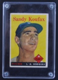 Sandy Koufax L.A. Dodgers Baseball Card