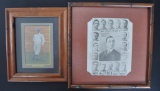 Group of 2 Framed Prints Featuring Baseball Players