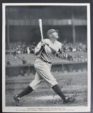 Photograph of Babe Ruth with Facsimile Signature