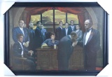 Famous Gangsters From Movies and TV Framed Print
