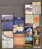 Group of 12 Baseball and Other History Books