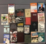 Group of 22 Baseball and Other Sport History Books